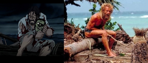 The captain never loses him like Tom Hanks did either.