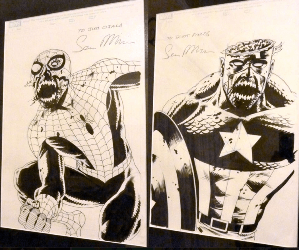 These were drawn by Marvel Zombies artist Sean Phillips after seeing Ojala's short.