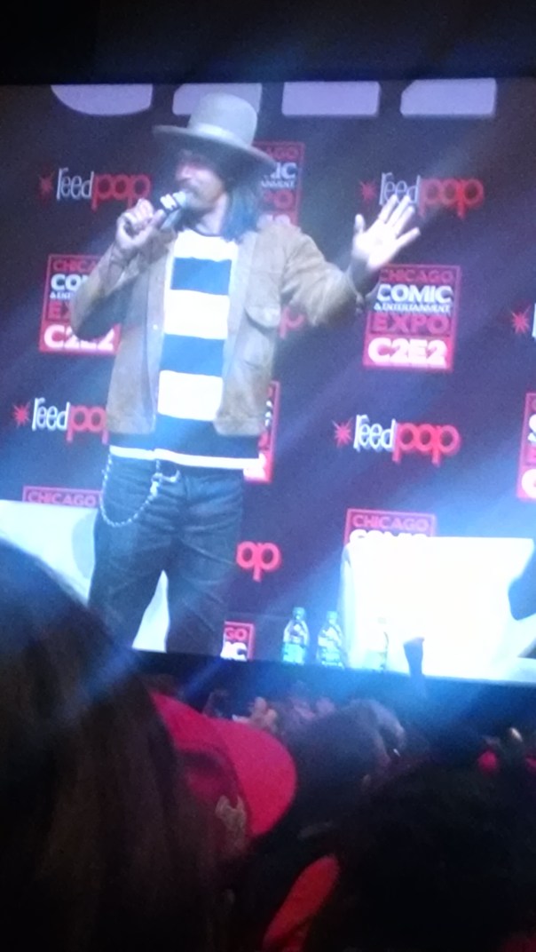 Jason Momoa in his silly hat.