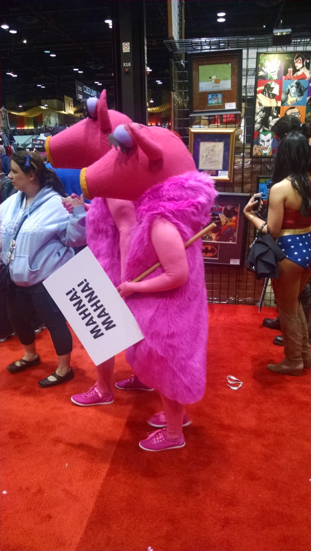 More muppets from the day before. Mahna Mahna!