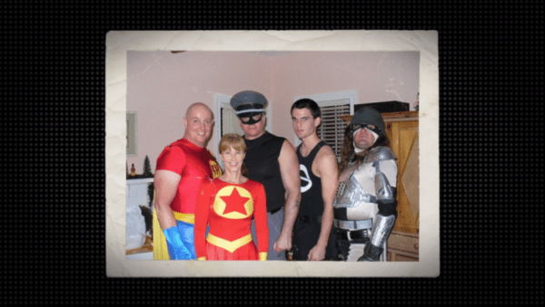 Master Legend (far right) and his team of heroes.